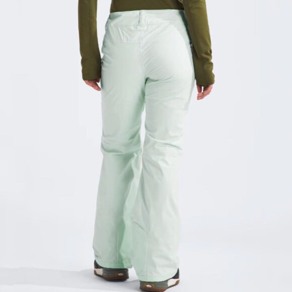 THE NORTH FACE Freedom Stretch Snow Ski Pants Size L Pale Green NEW $200 - Picture 3 of 11